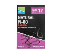 Match hook Preston Innovations Natural (x15) Rose Taille 10