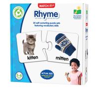The Learning Journey: Match It! - Rhyme - 30 Self-Correcting Rhyming Words with Matching Images for Emerging Readers