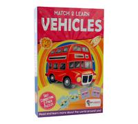Match & Learn Vehicles 2-Piece Puzzle Set