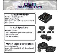 Match Level 6 P&P Speaker & DSP Upgrade Kit Mercedes W205