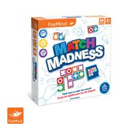 Foxmind Games: Match Madness, A Pattern Matching Puzzle Game, Think Fast to Make The Match, Develop Rapid Problem-Solving Abilities, Fine Motor Skills, Play with up to 4 Players, for Ages 7 and up