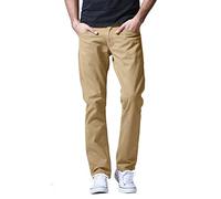 Match Men's Classic Straight Leg Trousers #8139 - Brown - Medium