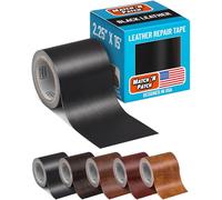 MATCH 'N PATCH Leather Repair Tape - Black (4.5 m x 5.7 cm roll) Self Adhesive Leather Patch with Printed Leather Pattern for Sofas, Chairs & Vinyl - Fix Rips & Scratches, Crafts & DIY