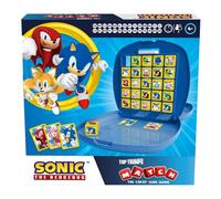 Top Trumps Match Sonic the Hedgehog Board Game, match 5 Tails, Knuckles, Shadow, Doctor Eggman in a row to win, great gift for SEGA video game fans, for ages 4 plus