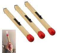 Match Stick Lighter, Match Lighter Stick, Creative Match Shaped Butane Lighter, Giant Match Stick Lighter, Match Shaped Candle Lighter, Adjustable Large Stick Lighter Kitche Camping Lighter (3pcs)