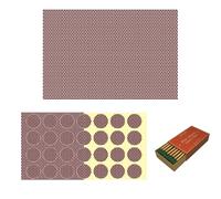 Match Striker Stickers, 28PCs Match Striker Paper Circle and 1PC Self Adhesive Match Striker Paper Adhesive Match Striker Strips Match Striker for Candle DIY Projects, Craft Accessories Camping