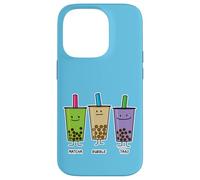 Matcha boba tea green drink milk Taro tapioca Japanese pearl Case for iPhone 14 Pro