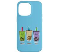Matcha boba tea green drink milk Taro tapioca Japanese pearl Case for iPhone 14 Pro Max