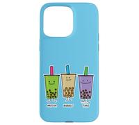 Matcha boba tea green drink milk Taro tapioca Japanese pearl Case for iPhone 15 Pro Max