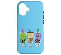 Matcha boba tea green drink milk Taro tapioca Japanese pearl Case for iPhone 16