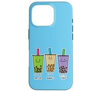 Matcha boba tea green drink milk Taro tapioca Japanese pearl Case for iPhone 16 Pro
