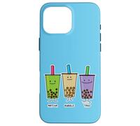 Matcha boba tea green drink milk Taro tapioca Japanese pearl Case for iPhone 16 Pro Max