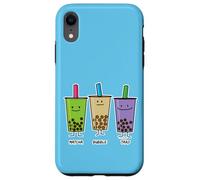 Matcha boba tea green drink milk Taro tapioca Japanese pearl Case for iPhone XR