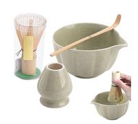 Matcha Bowl, Multipurpose Kitchen Tool, Heavy-Duty Serving Spoon, Ergonomic Handle, Dishwasher Safe, 14.2cm, for Home Brewing Latte Making Kitchen Prep Travel