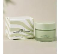 Matcha Calming Face Cream 50g with Green Tea Extract - Nourishing Hydrating Moisturiser for Daily Use - Smooth Absorbing Cream for Soft, Supple & Healthy-Looking Skin - Suitable for All Skin Types