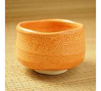 Matcha Chawan Japanese green Tea Bowl Mino yaki ware Aka Shino Made in Japan