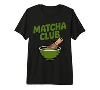 Matcha Club Green Tea Lover ICES Matcha Latte Premium T-Shirt