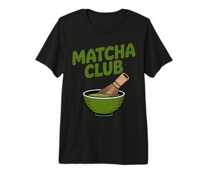 Matcha Club Green Tea Lover ICES Matcha Latte Premium T-Shirt