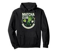 Matcha Club Green Tea Lover Matcha Latte Cute Kawaii Pullover Hoodie