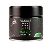Matcha & CO | 100% Organic Premium Matcha Tea 30g [Ceremonial Quality]. Organic Green Tea Powder From Japan. Natural Premium Green Tea