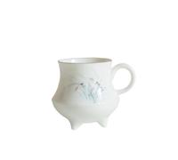 Matcha Cups Ceramic Three-Legged Teacup Personal Coffee Cup with Handle Water Cup Office Host Cup Tea Set Tea Infuser Mug