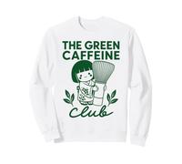 Matcha Cute The Green Caffeine Club Kawaii Tea Girl Sweatshirt
