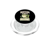 Matcha First Zen Morning Ritual Drink PopSockets PopGrip for MagSafe