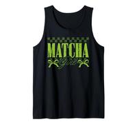 Matcha Girl Green Tea Lover ICES Matcha Latte Tank Top