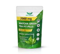 Matcha Green Organic Tea Fit Pills 2000MG | Natural Energy Booster, Fat Burner & Appetite Suppressant, Metabolism Support, 90 Capsules for Weight Management