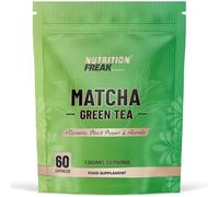 Matcha Green Tea 60 Capsules - Matcha Green Tea Tablets - Boosted with Turmeric, Acerola Cherry & Black Pepper