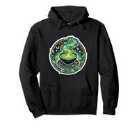 Matcha Green Tea Cosmic Cup Dreamscape Pullover Hoodie