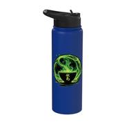 Matcha Green Tea Mystical Aura Stainless Steel Insulated Water Bottle