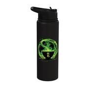 Matcha Green Tea Mystical Aura Stainless Steel Insulated Water Bottle