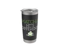 Matcha Hits Different Funny Matcha Tea Drinker Matcha Lovers Stainless Steel Insulated Tumbler