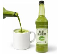 Matcha Latte Concentrate - Smooth Daily Matcha Latte, Ready in Seconds, Lightly Sweetened, Sugar-Free, 50 Servings | Teaforia 1L