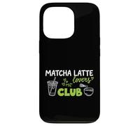 Matcha Latte Lovers Tea Only Club Matcha Tea Drinker Case for iPhone 13 Pro