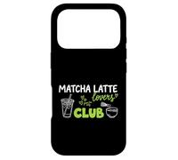 Matcha Latte Lovers Tea Only Club Matcha Tea Drinker Case for iPhone 17 Pro