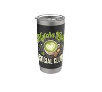 Matcha Latte Social Club Stainless Steel Insulated Tumbler