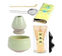 Matcha Making Kit | Ceramic Japanese Tea Set Matcha Kit - Japanese Tea Ceremony Set, Matcha Accessories & Tools Kit for Matcha Green Tea Powder Making
