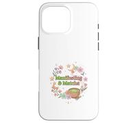 Matcha Manifesting Aesthetic Spiritual Wellness Art Case for iPhone 16 Pro Max