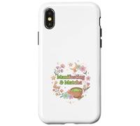 Matcha Manifesting Aesthetic Spiritual Wellness Art Case for iPhone X/XS
