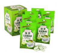 Matcha Milk Candy Tablets, 6 x 20g, Asian Sweets, Chinese Snack | Creamy Green Tea Flavour, Bite-Size Pieces, Enjoy Directly Or Mix Into A Warm Drink, Handy Packs For Office And Travel
