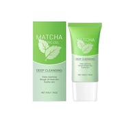 Matcha Moisturizing Face Cream, Anti Aging Facial Firming Cream Matcha Exfoliating Gel, Deeply Cleansing and Moisturizing, Gentle Facial Exfoliator Creams for All Skin Types