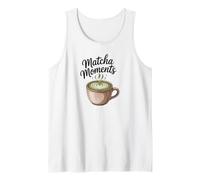 Matcha Moments Green Tea Latte Cute Maccha Powder Graphic Tank Top