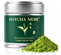 Matcha Mori Classic Matcha Powder 30g Tin | 100% Pure Matcha Green Tea Powder | No Additives | Matcha Tea Powder for Matcha Latte, Iced Drinks, Smoothies & Baking