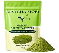 Matcha Mori Matcha Powder Premium Grade 100g Pouch | 100% Pure Matcha Green Tea Powder | No Additives | Matcha Tea Powder for Matcha Latte, Iced Drinks, Smoothies & Baking