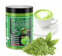 Matcha Powder - 300g Large Capacity Ceremonial Grade Matcha, 100% Pure & Stone Ground Green Tea, Smooth Taste Greens Powder for Latte, Smoothies, Baking - Non GMO