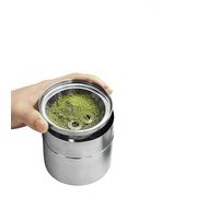 Matcha Powder Sifter and Storage Tin Set,Stainless Steel Matcha Shaker Canisters with Agitator Rings,Precise 40 Mesh Fine Sieve Tea Powder Organizer for Matcha Latte, Kitchen, Tea Bar&Coffee Station