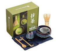 Matcha Set,Matcha Bowl and Whisk Set | Japanese Tea Ceremony Utensils for Home Relaxation Morning Ritual Practice Wellness Seekers Meditation