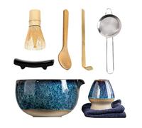 Matcha Set - Professional Matcha Whisk, Scoop and Bowl, Authentic Japanese Tea Tools, Handcrafted Chasen and Chashaku for Home Relaxation, Daily Wellness Rituals, Zen Morning Meditation
